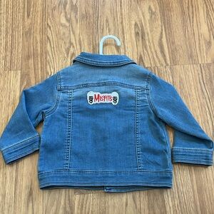 Misfits Jean Jacket Denim Jacket  upcycled unisex 12M  12 months
